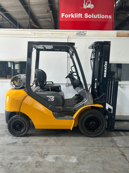 2021 Komatsu Pnuematic Rough Terrain Forklift 5,000lbs Capacity
