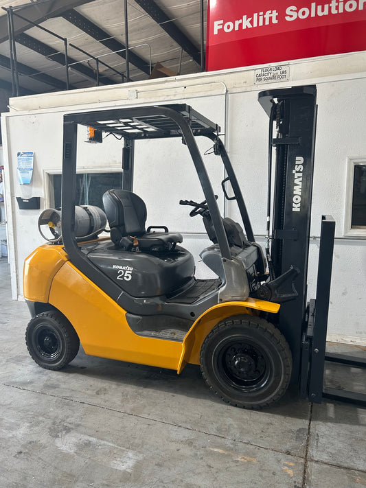 2021 Komatsu Pnuematic Rough Terrain Forklift 5,000lbs Capacity