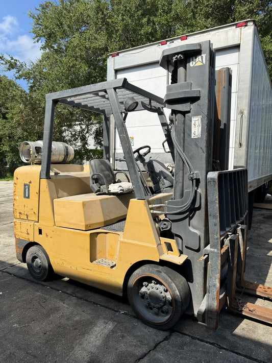 forklift, florida, shipping, 10,000 pounds capacity, 3 stage mast, side shift, available, for sale, Florida, now, tampa, bradenton, sarasota, ft myers, port charlotte, warranty, propane, fork truck, lpg, warehouse 