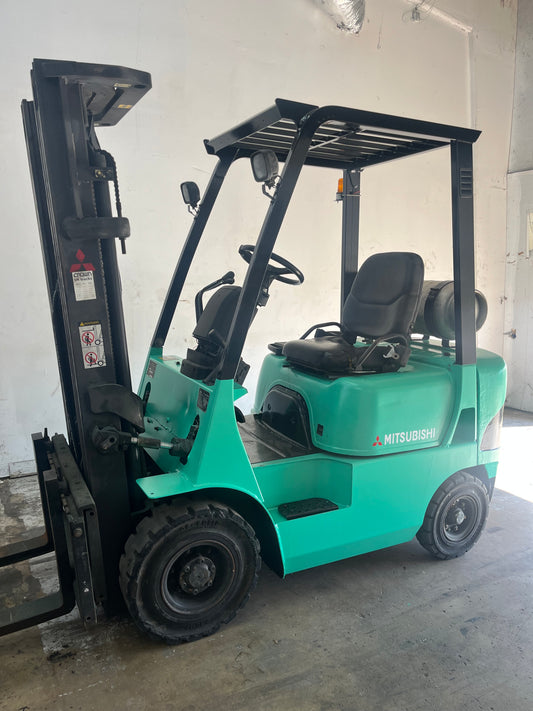 In Stock- Mitsubishi Forklift Propane 3,000lbs Capacity