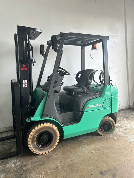 Rough Terrain- 2015 Mitsubishi 3,000lbs Capacity Forklift (Video)